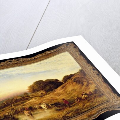 Sunset, 1860 by John Linnell