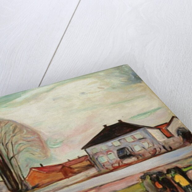 House in Aasgaardstrand, 1905 by Edvard Munch