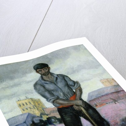 Coal Miner at the Port, 1930 by Valentin Thibon de Libian