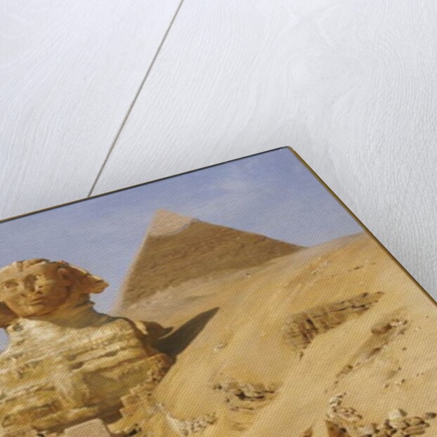 Excavation of the Sphinx, 1887 by Ernest Carl Eugen Koerner