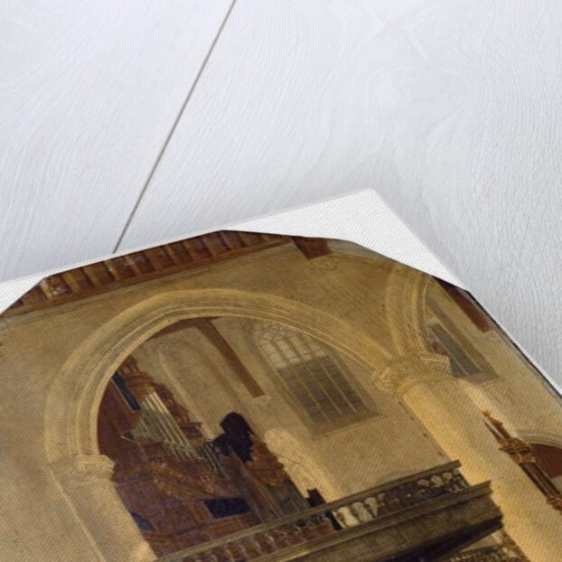 The west end of the Oude Kerk, Delft by Gerrit Houckgeest