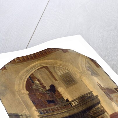 The west end of the Oude Kerk, Delft by Gerrit Houckgeest