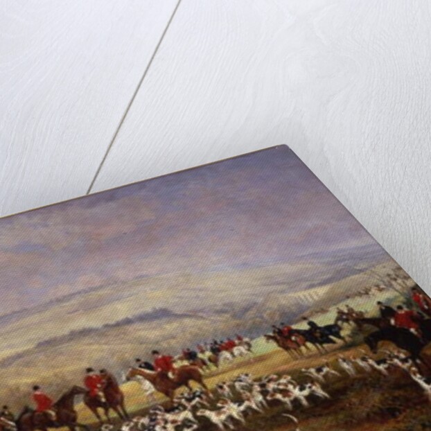 Meet of Major Browne's Fox Hounds from March's North Banks, 1872 by T. J. Gibb