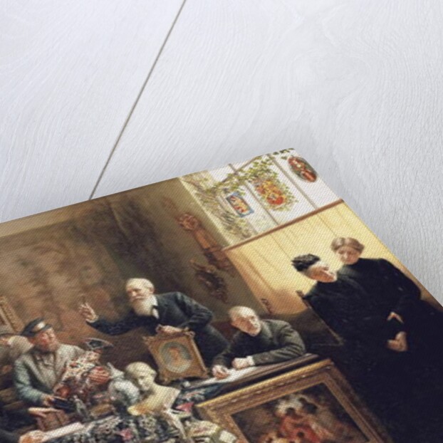 The Estate Auction, 1903 by Carl Johann Spielter