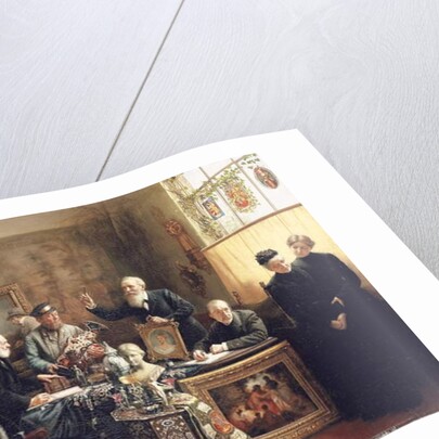 The Estate Auction, 1903 by Carl Johann Spielter