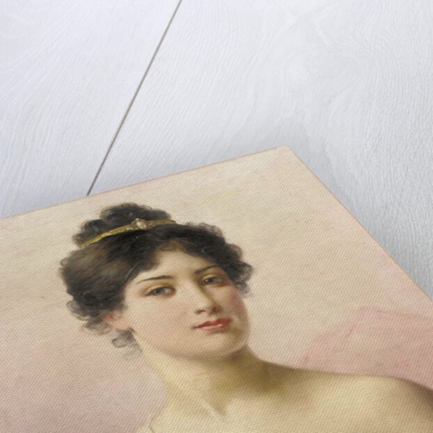 A Young Beauty by Jules Frederic Ballavoine