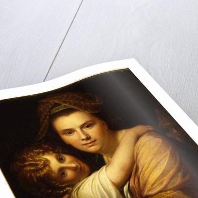 Portrait of the artist's wife and daughter by Richard Cosway