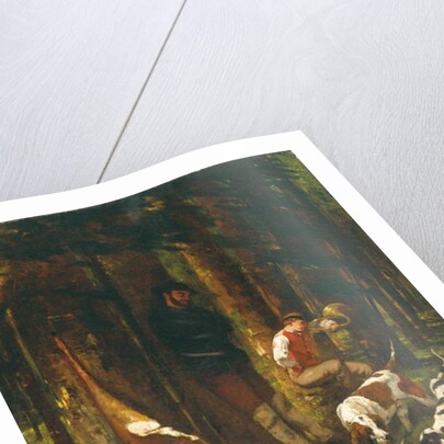 L'Hallali or La Curee, 1858-62 by Gustave Courbet