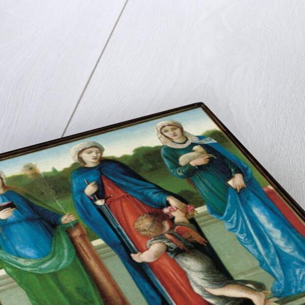 St. Barabara, St. Dorothy and St. Agnes by Edward Coley Burne-Jones