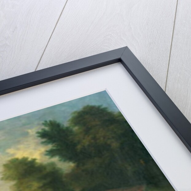 A fox-tossing match with elegant company spectating by German School