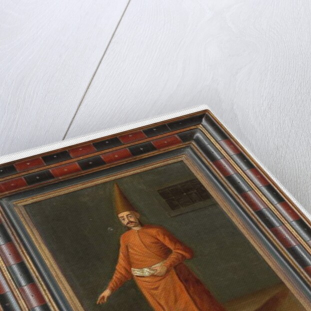 An Ottoman hatchet-bearer, late 17th - early 18th century by Jean Baptiste (circle of) Vanmour