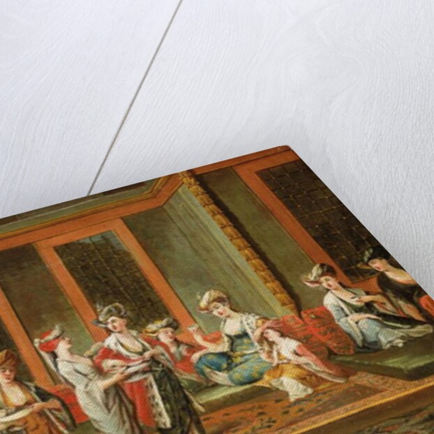 Armenian women drinking coffee in an interior by Jean Baptiste Vanmour