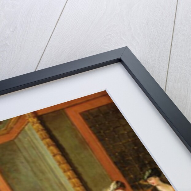 Armenian women drinking coffee in an interior by Jean Baptiste Vanmour