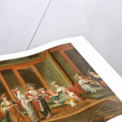 Armenian women drinking coffee in an interior by Jean Baptiste Vanmour