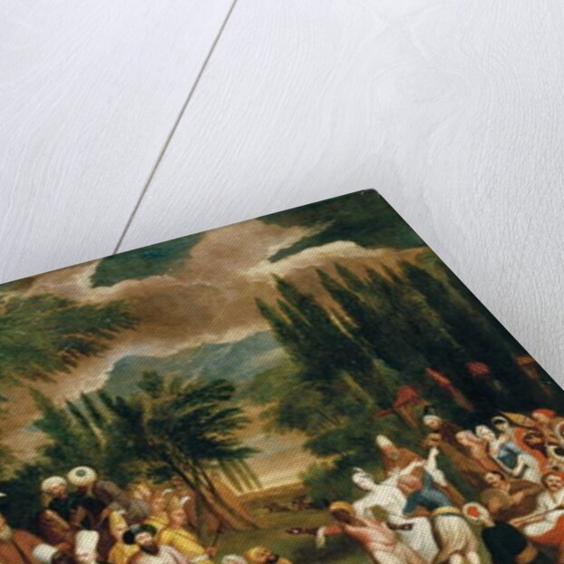The hunting party of Sultan Ahmed III by Jean Baptiste Vanmour