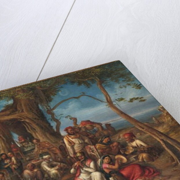 The Thugs of India: Halt at the Shrine of Ganesh by August Theodor Schoefft