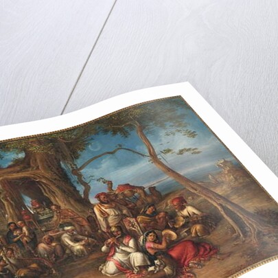 The Thugs of India: Halt at the Shrine of Ganesh by August Theodor Schoefft