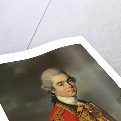 Portrait of Lieutenant General Sir James Duff, half-length, in military uniform, 1771 by John Russell