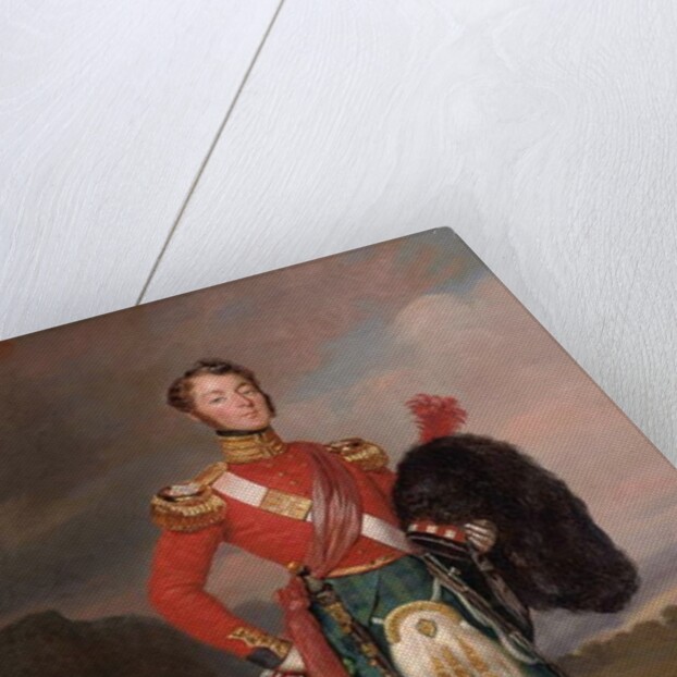 Portrait of Captain Robert Williamson Ramsay by Charles Achille D'Hardiviller