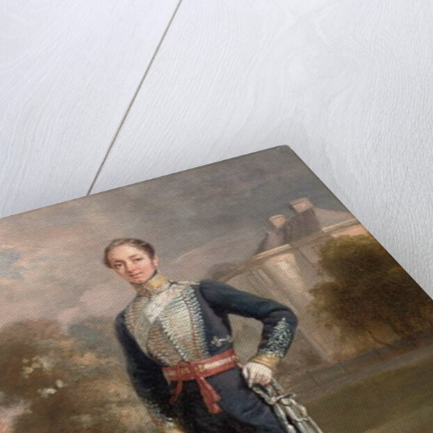 Portrait of Lieutenant George Ramsay of Lixmont, 1838 by Charles Achille D'Hardiviller