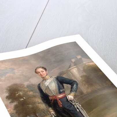 Portrait of Lieutenant George Ramsay of Lixmont, 1838 by Charles Achille D'Hardiviller