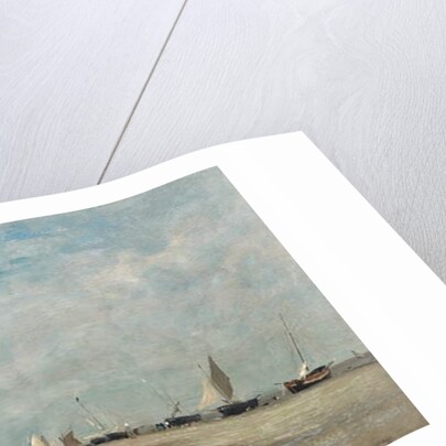 Les ramasseurs de coquillages, Trouville by Charles Francois Daubigny