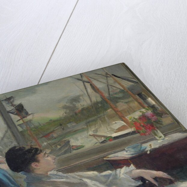 Portrait de Eva Gonzalès, c.1880 by Jeanne Guérard-Gonzalès