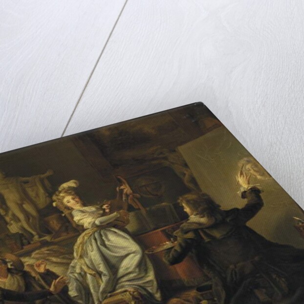 In the Artist's Studio, c.1792-95 by Michel Garnier