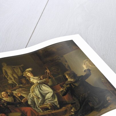 In the Artist's Studio, c.1792-95 by Michel Garnier