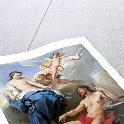 Venus requesting Vulcan to make arms for Aeneas by Carle van Loo