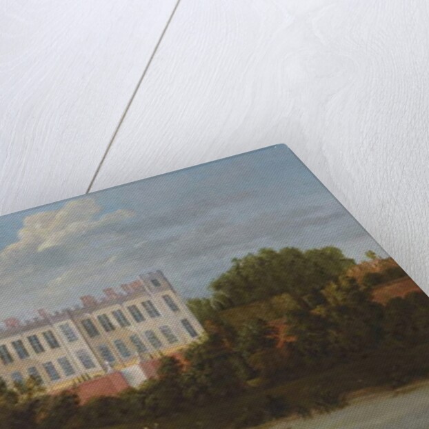 A view of Syon House from the Thames by Robert (attr. to) Griffier