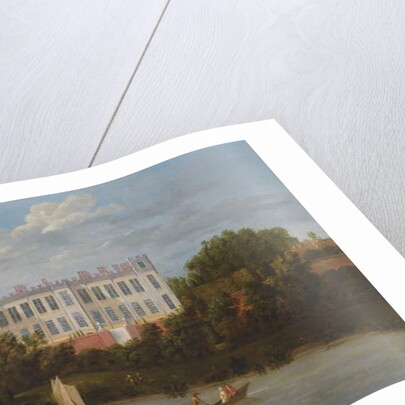 A view of Syon House from the Thames by Robert (attr. to) Griffier