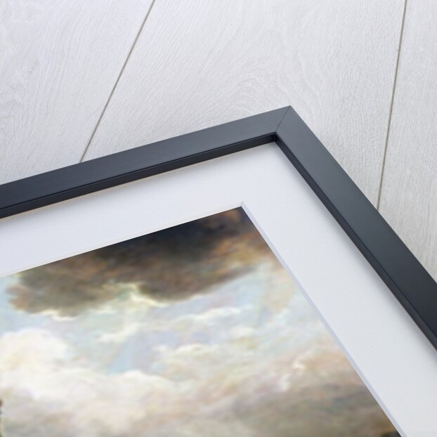 Glastonbury Abbey with the Tor beyond by George Arnald