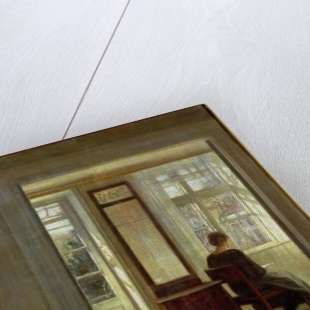 A Lady in an Interior by Carl Holsoe