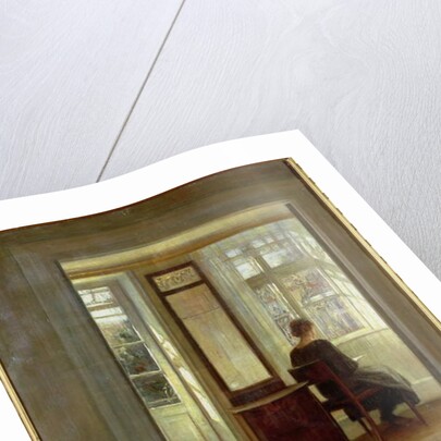 A Lady in an Interior by Carl Holsoe