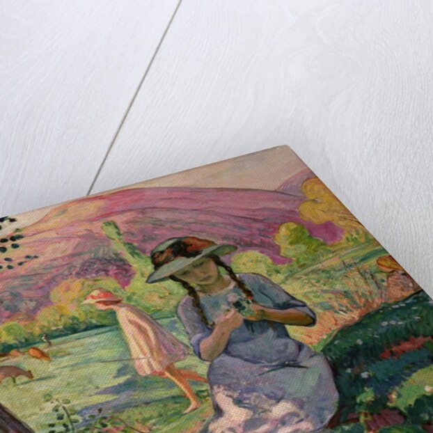 Young Girl picking Flowers, 1910 by Henri Lebasque