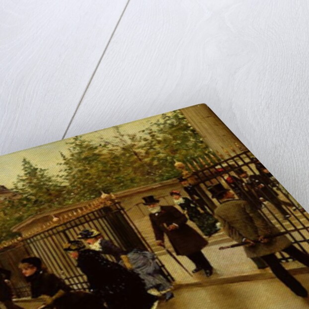 Leaving La Madeleine by Jean Beraud