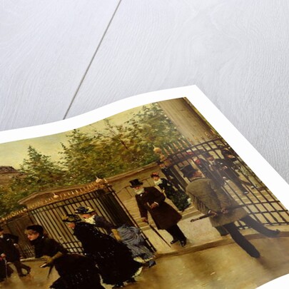 Leaving La Madeleine by Jean Beraud