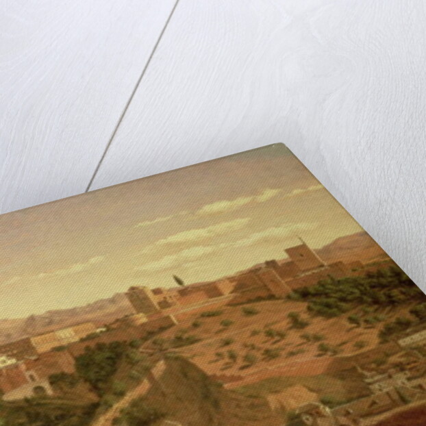 A View of Granada by Heinrich Hansen