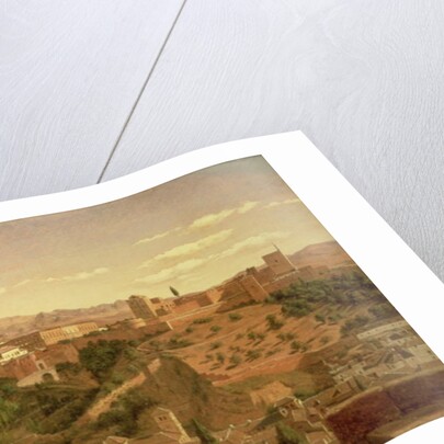 A View of Granada by Heinrich Hansen