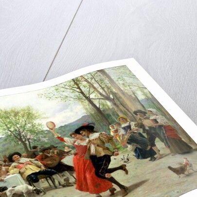 Silks and Satins at the Wedding Dance by Federigo Andreotti