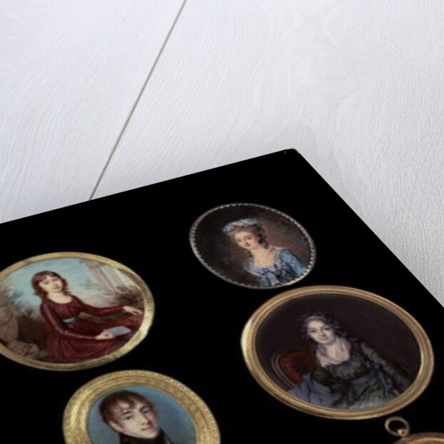 Six miniatures by various artists by European School