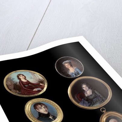 Six miniatures by various artists by European School