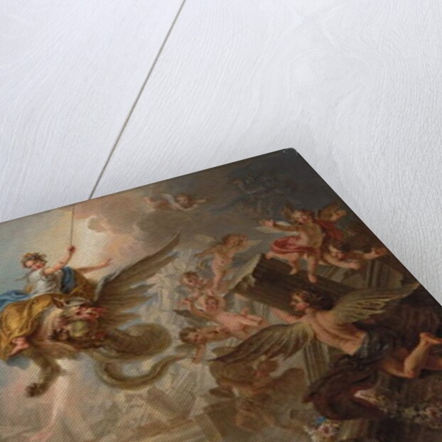 The Destruction of the Palace of Armida, 1737 by Charles Antoine Coypel