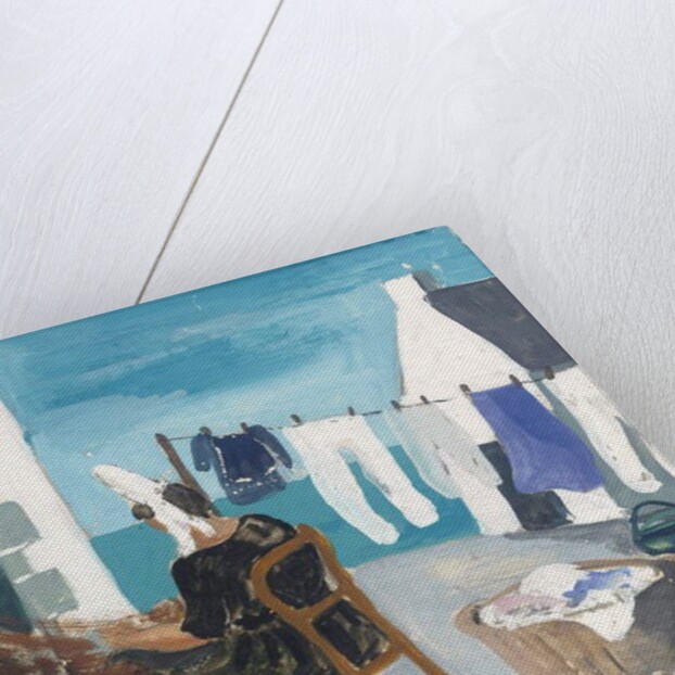 Mending Nets, Tréboul, c.1930 by Christopher Wood