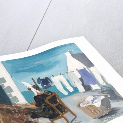 Mending Nets, Tréboul, c.1930 by Christopher Wood