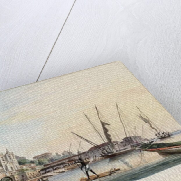 View of the Dockyard, at Bahia or San Salvador by Thomas L. Hornbrook