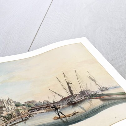 View of the Dockyard, at Bahia or San Salvador by Thomas L. Hornbrook