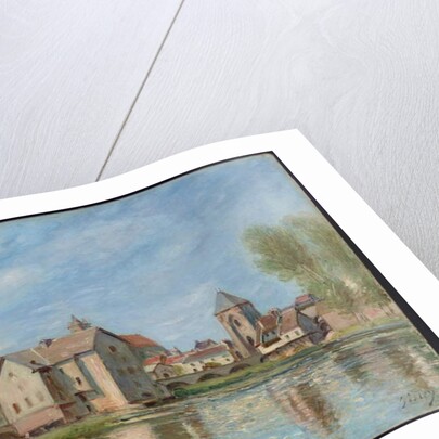 The Bridge and Mills of Moret sur Loing, 1892 by Alfred Sisley