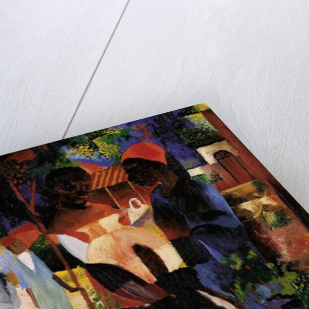 Market in Tunis, 1914 by August Macke